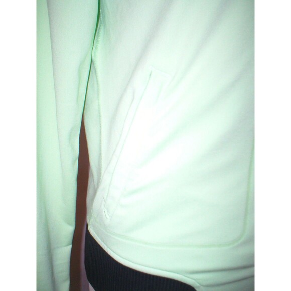 New Athleta NWT 98 Womens Recycled Jacket Green Light Bomber XS Black Bombtastic - Picture 10 of 12